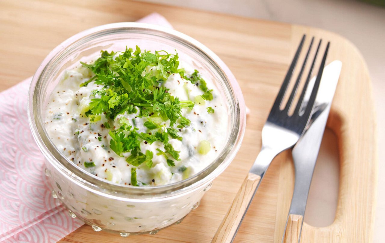 Fromage blanc aux fines herbes