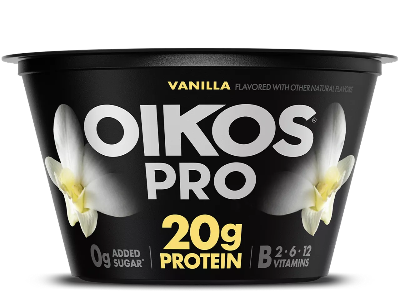 Vanilla Oikos Pro High Protein Yogurt Cultured Ultra Filtered Milk
