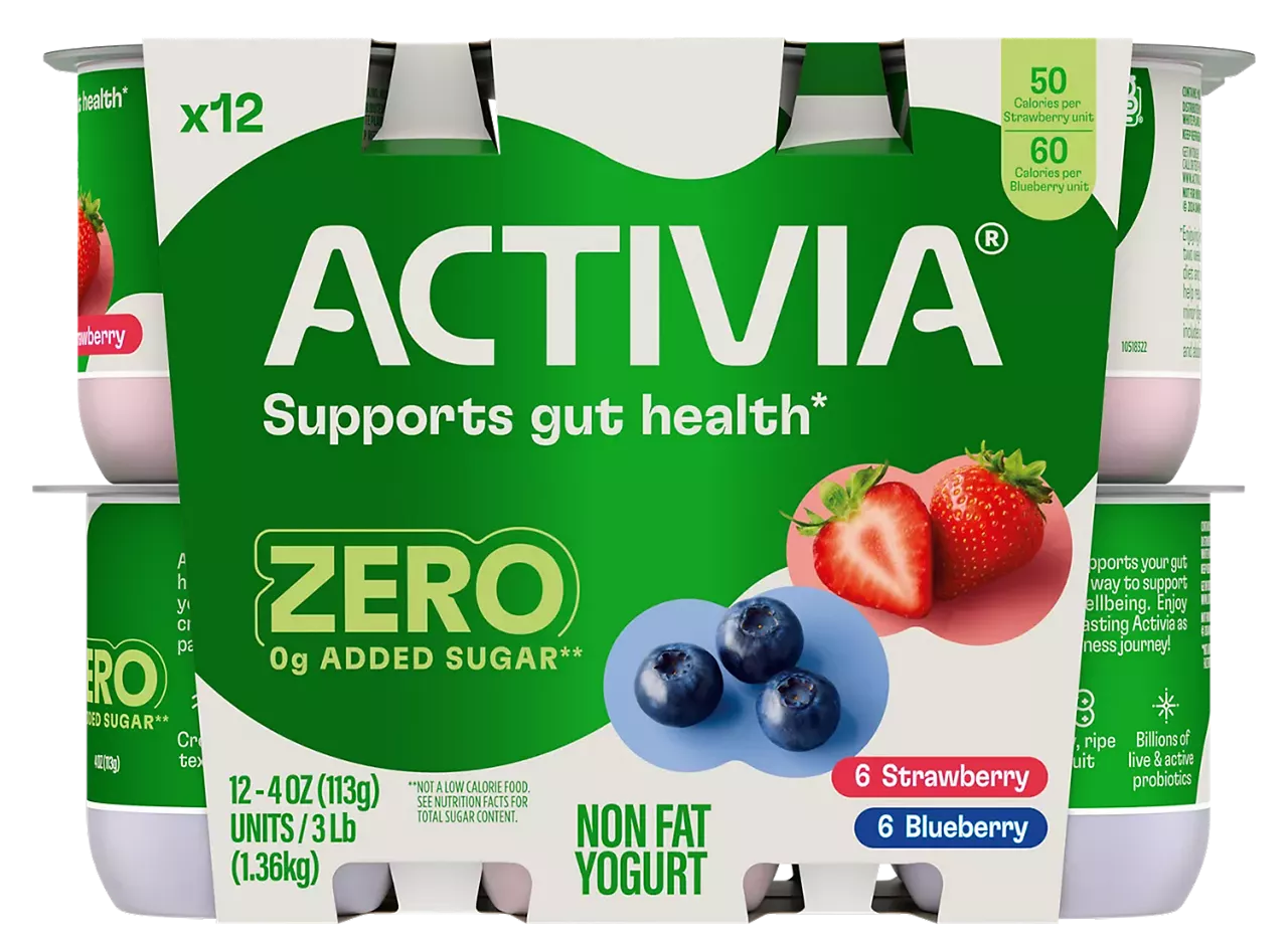 Activia® Proactive Strawberry Probiotic Yogurt with Prebiotic Fiber