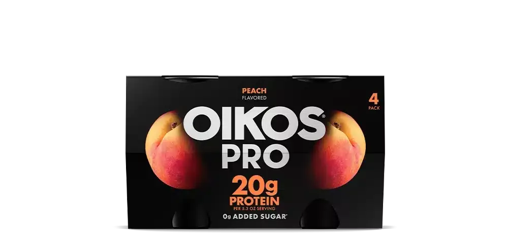 Oikos Pro Peach 4 Pack