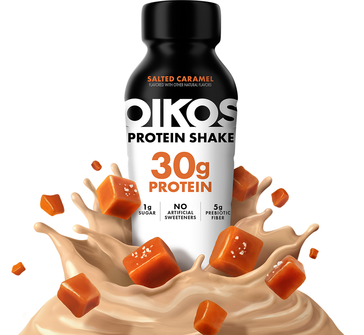 Oikos Salted Caramel Protein Shake Bottle